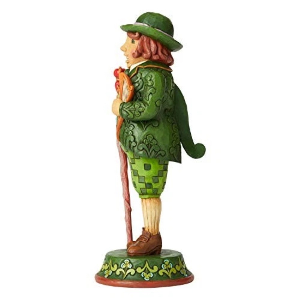 Jim Shore Green Leprechaun Nutcracker - Picture 2 of 5
